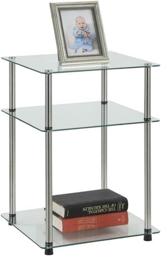 Tier glass and - 3-tier,